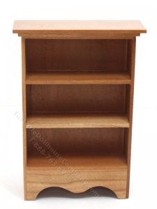 (image for) Miniature Cherry Wood Bookshelf