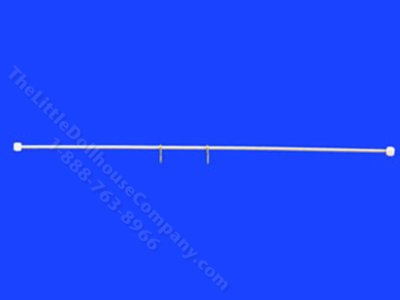 (image for) Miniature Curtain Rod for Dollhouses