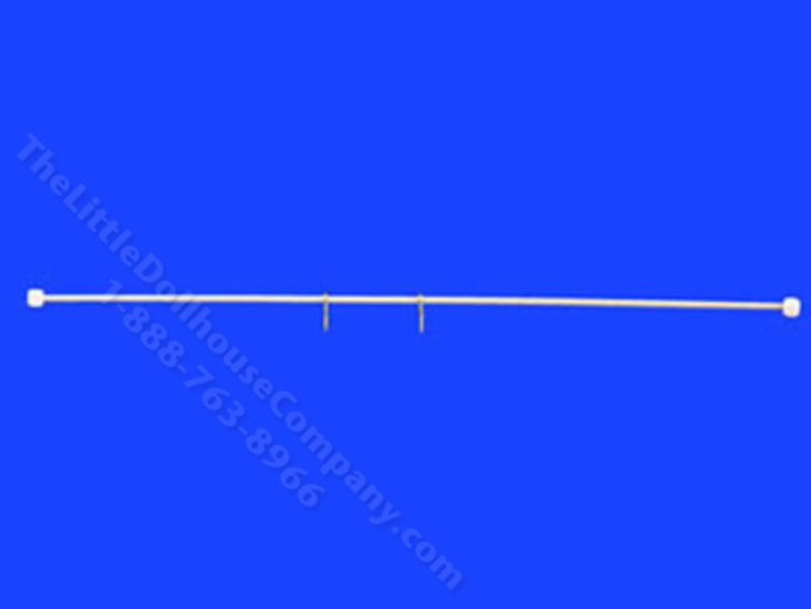 (image for) Miniature Curtain Rod for Dollhouses