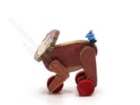 (image for) Miniature Wooden Monkey Toy for Dollhouses