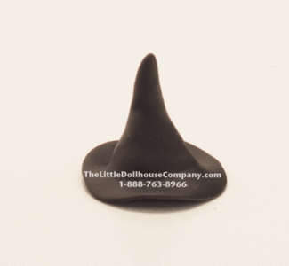 (image for) Miniature Halloween Witch Hat For Dollhouses