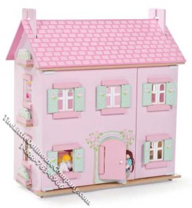 (image for) Appleby Quick Build Dollhouse with Daisylane Furniture H122