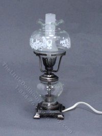 (image for) Miniature 12v "Oil Lamp" for Dollhouses - Silver