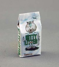 (image for) Dollhouse Scale Model Replica Kitty Litter