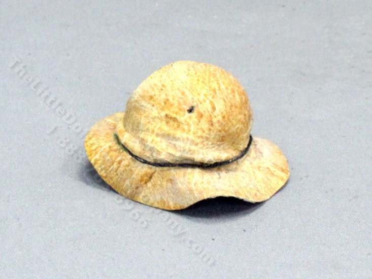 (image for) Miniature Vintage Fishing Hat for Dollhouses