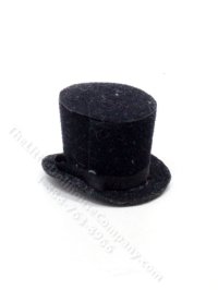 (image for) Miniature Black Top Hat for Dollhouses