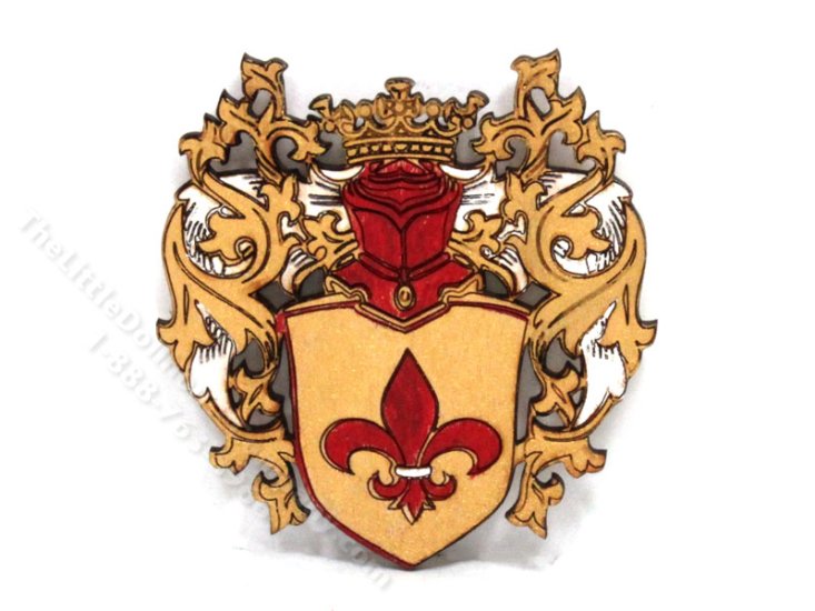 (image for) Miniature Heraldic Crest for Dollhouses
