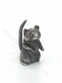 (image for) Miniature Standing Sterling Silver Mouse by Don Henry