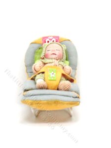 (image for) Napping Baby in a Carrier by Catherine Muniere