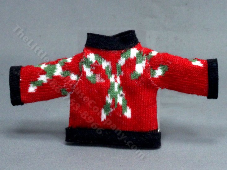 (image for) Miniature Christmas Sweater for Dollhouses by Alice Zinn