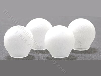 (image for) Dollhouse Frosted Glass Globes (4/pk)