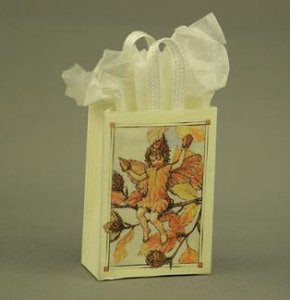 (image for) Dollhouse Scale Model Paper Shopping Bag