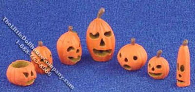 (image for) Miniature Halloween Pumpkin for Dollhouses