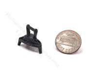 (image for) Miniature Antique Style Sad Iron with Stand for Dollhouses