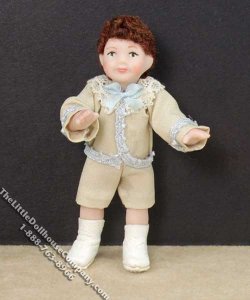(image for) Brown Haired Boy Wearing Victorian Clothing by Patsy Thomas