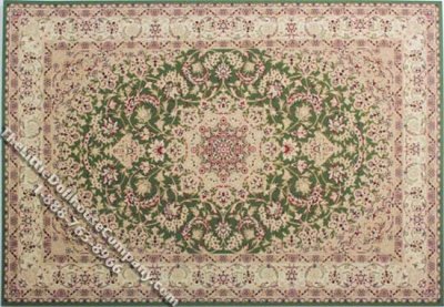 (image for) Dollhouse Scale Model Small Sized Rectangular Traditional Rug