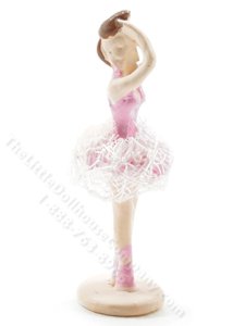 (image for) Miniature Ballerina Figurine for Dollhouses