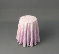 (image for) Round Table with Tablecloth by Janet