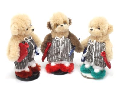 (image for) Miniature Bear in Pajamas by Sue Wilkes of Shoebutton Bears