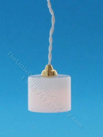 (image for) Miniature Modern 12V Hanging Ceiling Light Small Palace Shade for Dollhouses