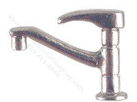 (image for) Miniature Chrome Kitchen Faucet for Dollhouses