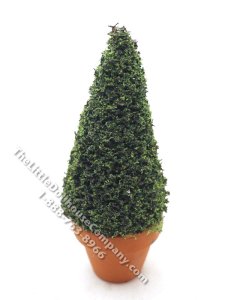 (image for) Miniature 5 inch Spruce Topiary in Terracotta Pot for Dollhouses