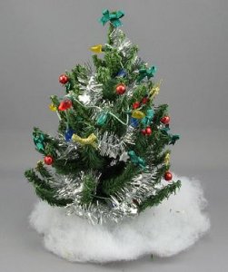 (image for) Dollhouse Miniature Christmas Tree