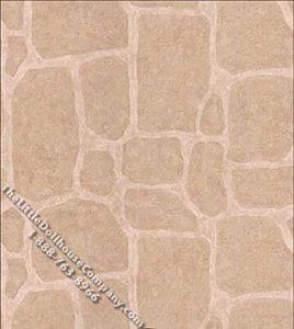 (image for) As Is Beige Cobblestone Miniature Wallpaper for Dollhouses