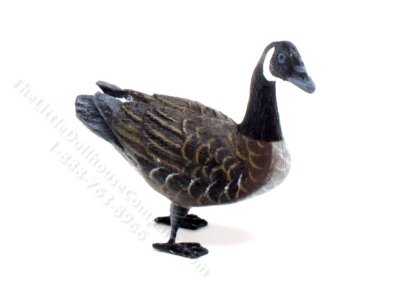 (image for) Miniature Standing Canada Goose for Dollhouses