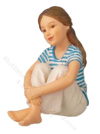 (image for) 1/12 Scale Betsey, Resin Doll for Dollhouses