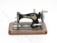 (image for) Miniature Antique Sewing Machine by Bodo Hennig