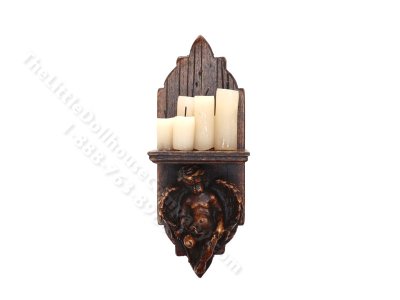 (image for) Miniature Signed Cupid Candle Shelf by Michael Mortimer