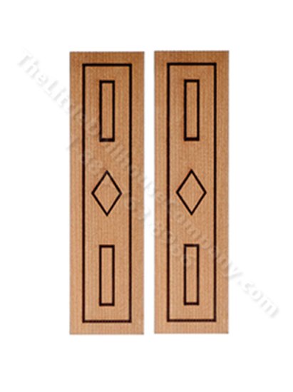 (image for) Miniature Diamond Center Shutters for Dollhouses