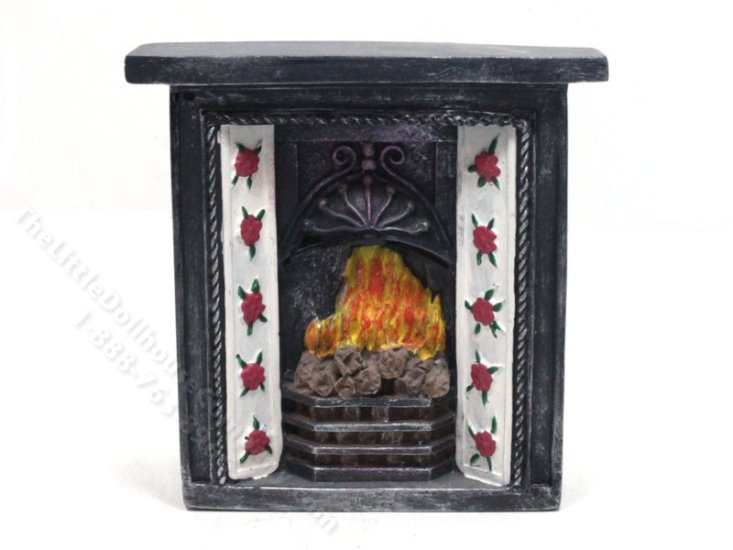 (image for) Miniature Resin Fireplace for Dollhhouses