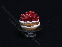 (image for) Miniature Strawberry Shortcake Cake for Dollhouses