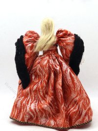 (image for) Miniature Handcrafted Vintage Tudor Woman in Red Dress