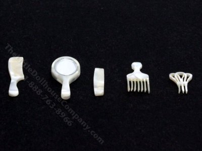 (image for) Miniature Five Piece Ivory Comb Set by Jane Woodham
