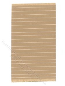 (image for) Miniature Beige Striped Rug for Dollhouses