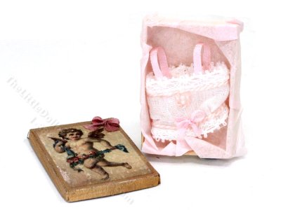 (image for) Miniature White Chemise for Dollhouses