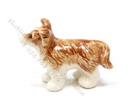 (image for) Miniature Porcelain Border Collie for Dollhouses