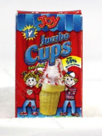 (image for) Miniature Waffle Ice Cream Cup Box