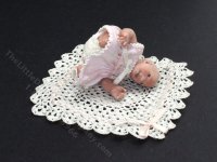 (image for) Miniature Angelica Spring Handmade Baby Doll with Blanket