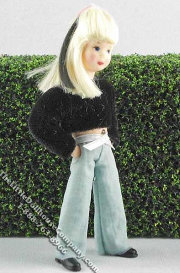(image for) Jule Flexible Girl Doll by Erna Meyer for Dollhouses