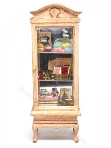 (image for) Miniature Shabby Chic Sewing Cabinet by Taylor Jade Miniatures