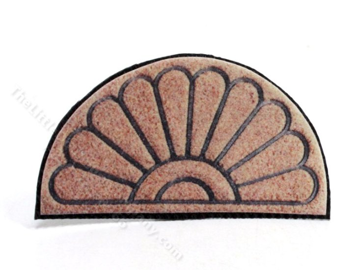 (image for) Miniature Half-Circle Door Mat for Dollhouses