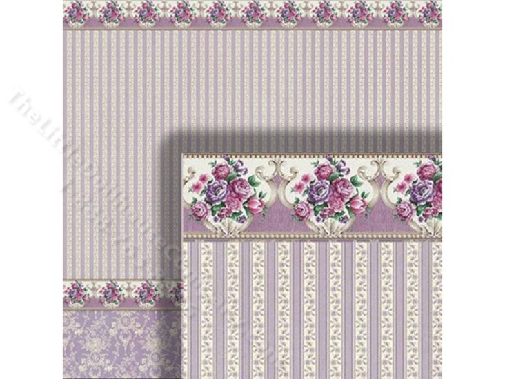 (image for) 1/2 Scale Wallpaper Wainscot for Dollhouses