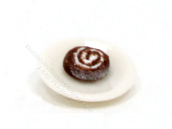(image for) 1/2 Scale Chocolate Swiss Roll Slice by Charlotte Willmott