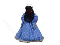(image for) Miniature Handcrafted Tudor Woman in Blue