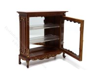 (image for) Miniature Walnut China Display Cabinet