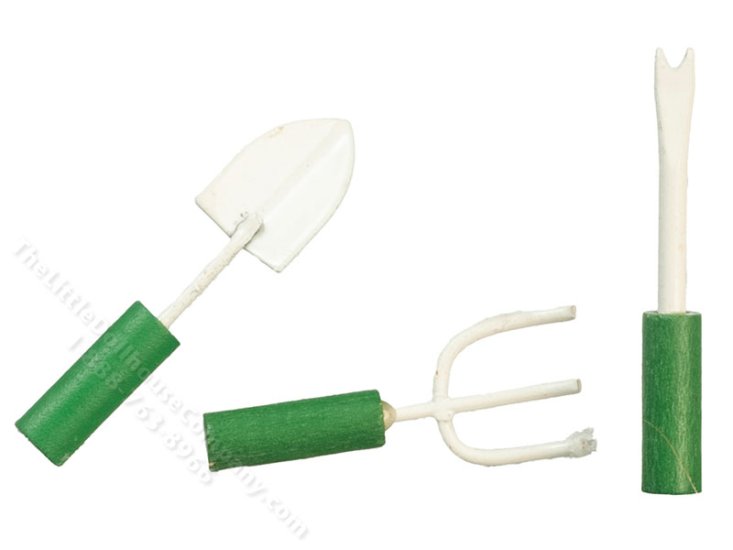 (image for) Miniature Garden Tool Set for Dollhouses